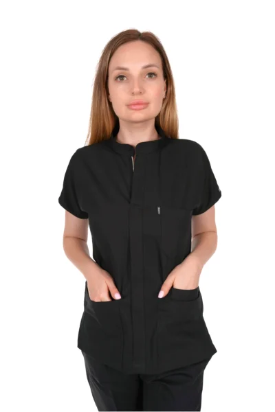 Magnificent Collar Black Suit