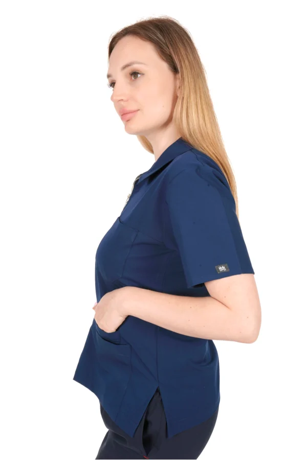 Polo Yaka Denim Mavi Takım - Görsel 4