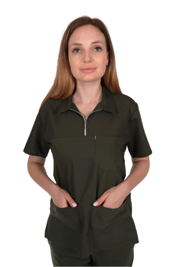 Polo Yaka Haki Takım