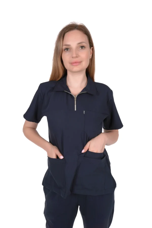 Polo Yaka Lacivert Takım
