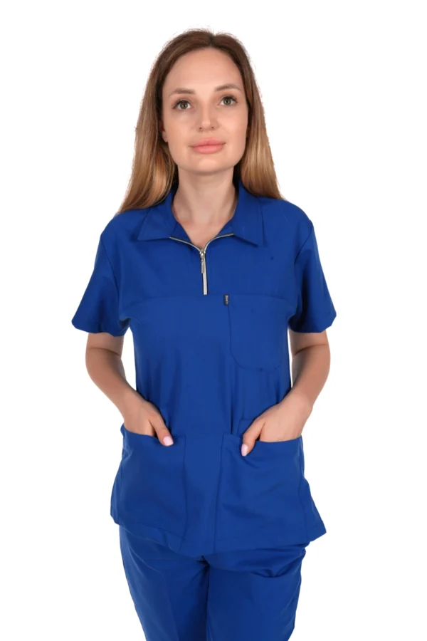 Polo Yaka Saks Mavisi Takım
