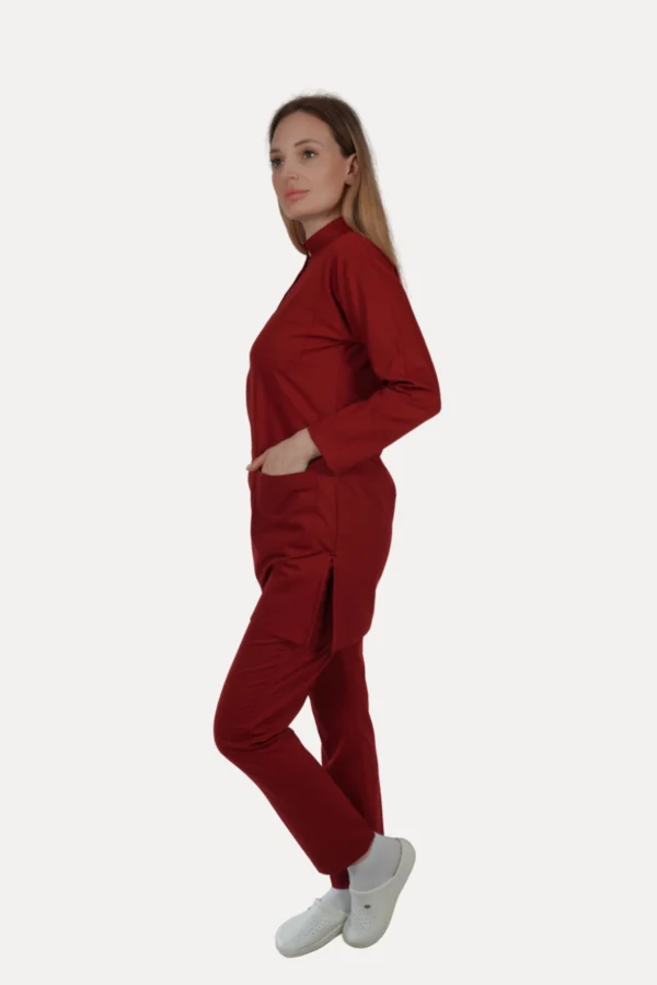 Tesettür Bordo Takım - Görsel 3