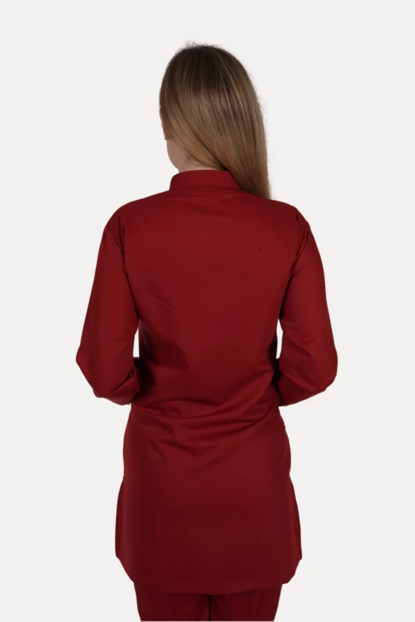 Tesettür Bordo Takım - Görsel 5