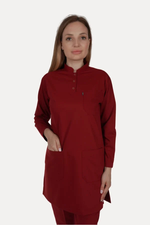 Tesettür Bordo Takım