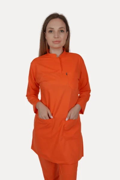 Hijab Orange Suit